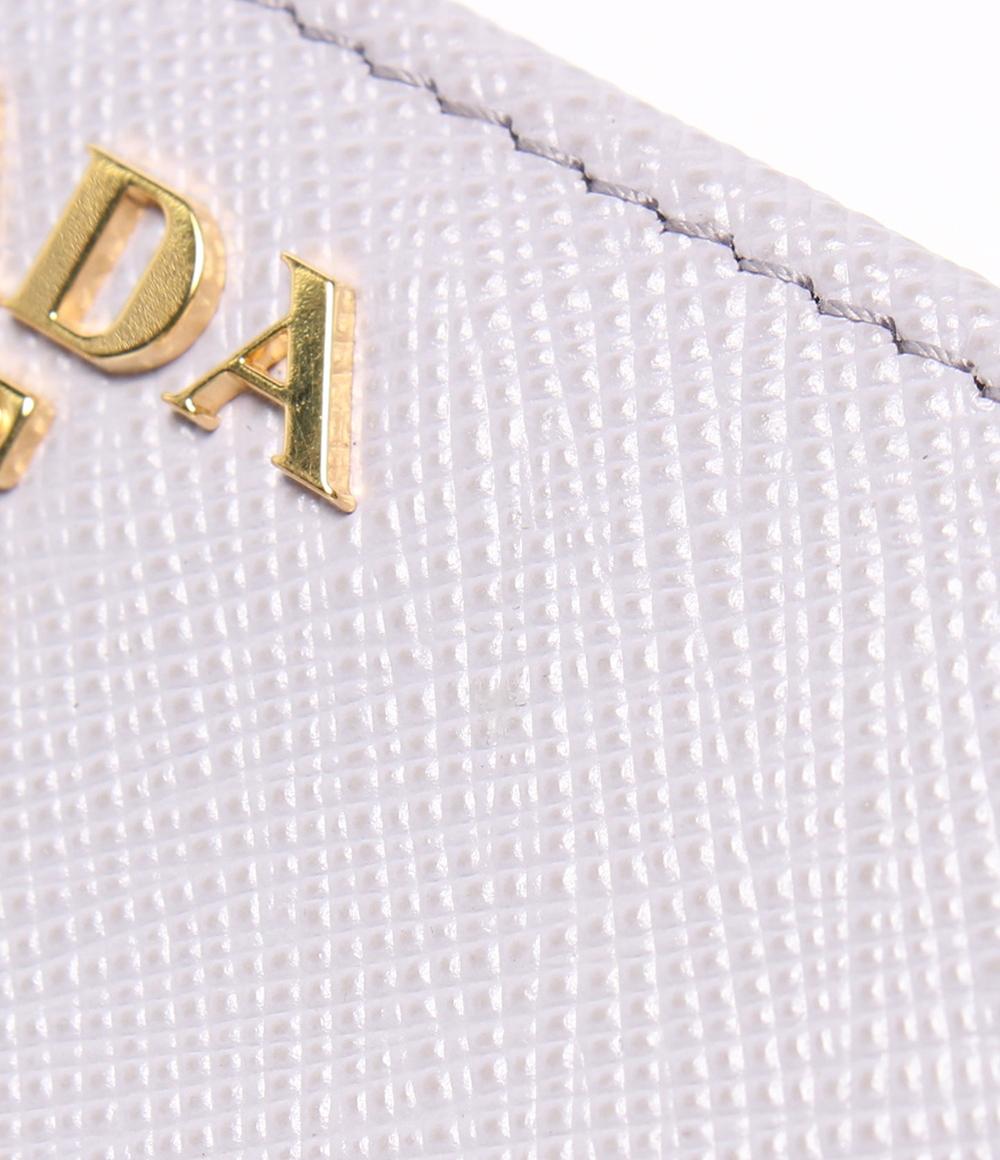 美品 PRADA 二つ折り財布 トライアングル サフィアーノ 1ML050 レディース プラダ