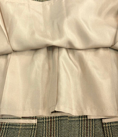 美品 MADISON BLUE グレンチェック柄 プリーツスカート MB224-6017 レディース SIZE 01 (S) マディソンブルー