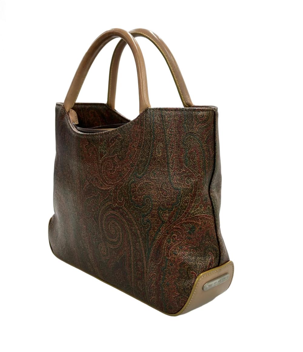 ETRO ハンドバッグ ショルダーバッグ 2WAY 斜め掛け PVC ペイズリー レディース エトロ