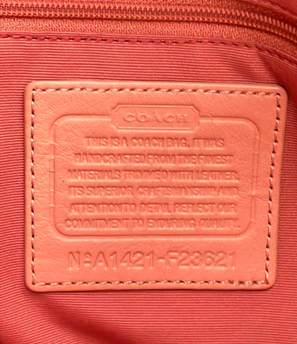 COACH トートバッグ PVCコーティング シグネチャー F23621 レディース コーチ