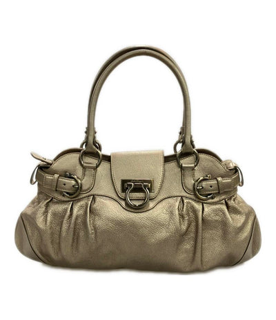 Salvatore Ferragamo ハンドバッグ レザー ガンチーニ レディース サルバトーレフェラガモ