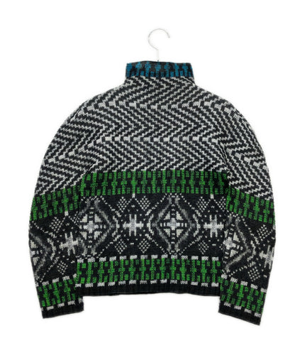 美品 me ISSEY MIYAKE 長袖 ハイネック カットソー レディース ミー イッセイミヤケ