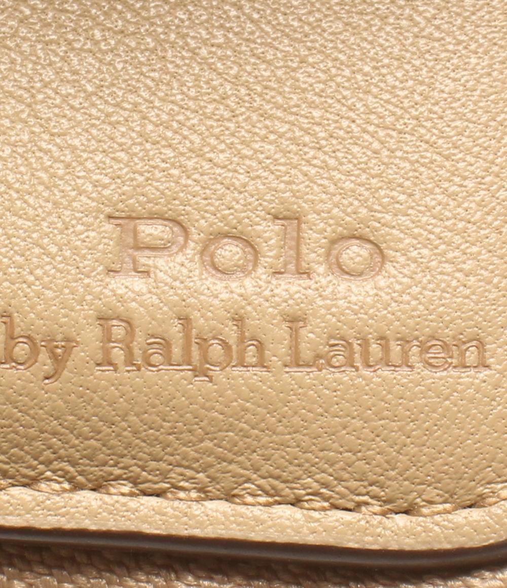 美品 ポロバイラルフローレン ポロベア二つ折り財布 レディース Polo by Ralph Lauren