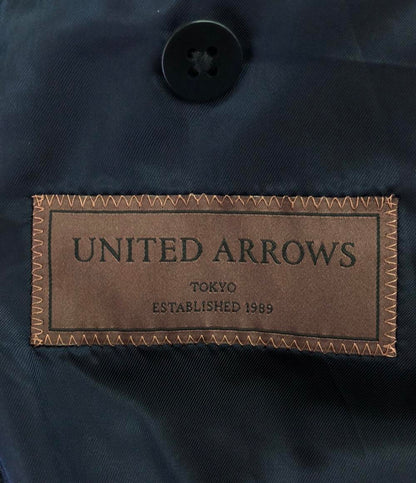 ユナイテッドアローズ 91 ﾒﾝｽﾞｱｳﾀｰ UNITED ARROWS ﾃｰﾗｰﾄﾞｼﾞｬｹｯﾄ 22AW ﾒﾗﾝｼﾞｼﾞｬｰｼﾞｰ／ﾈｲﾋﾞｰ メンズ SIZE 46 (XS) UNITED ARROWS