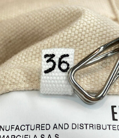 美品 Maison Margiela ビックカラー レースシャツ ジャケット 22SS S31BN0333 レディース SIZE 36 (XS) メゾンマルジェラ
