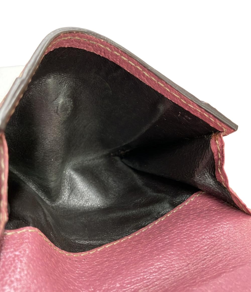 GUCCI ダブルホック 二つ折り財布 レザー GGキャンバス 154117 0416 レディース グッチ