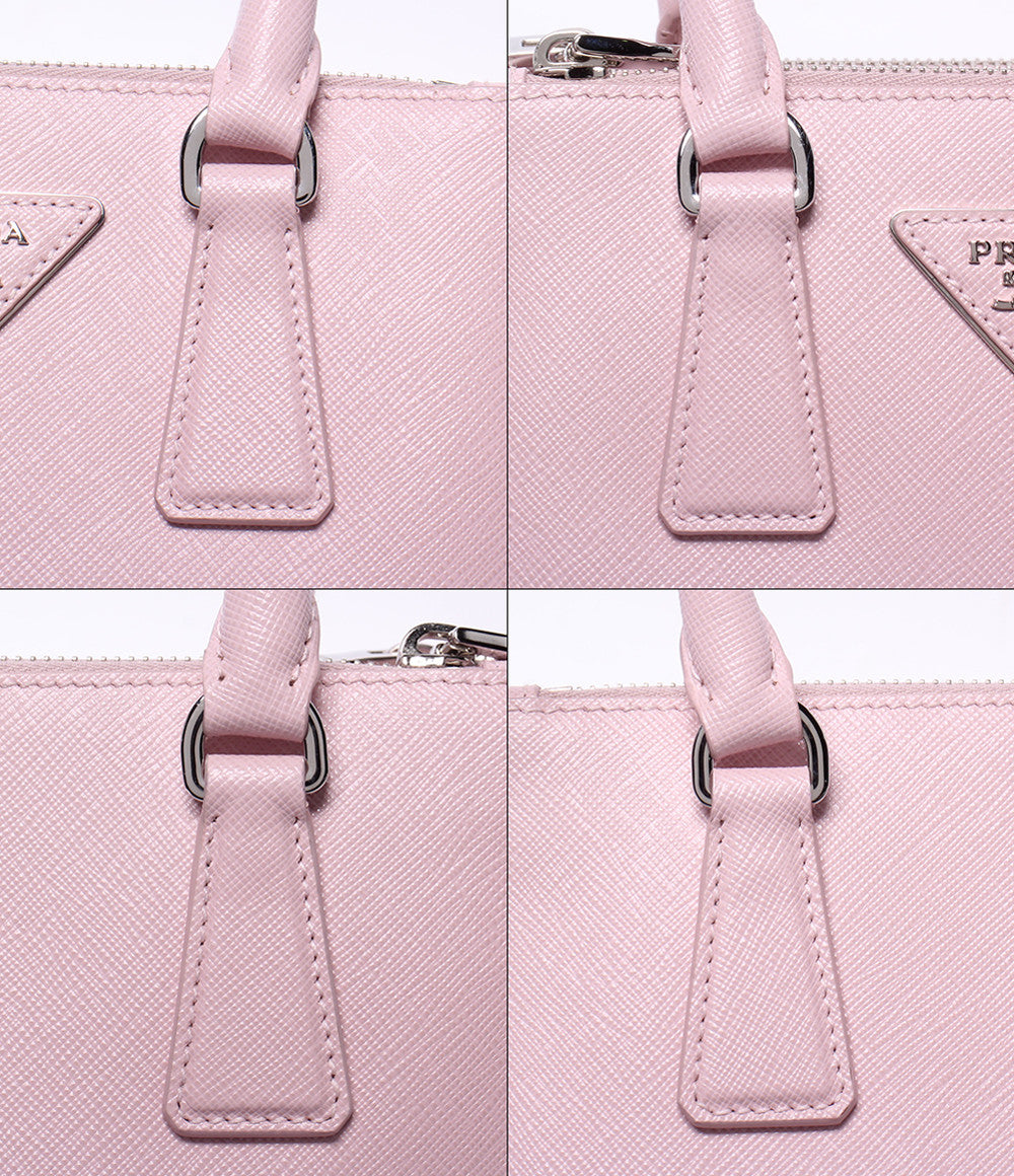 美品 PRADA 2WAY ハンドバッグ ショルダーバッグ 肩掛け 斜め掛け ミニバッグ サフィアーノ ガレリア 1BA906 レディース プラダ