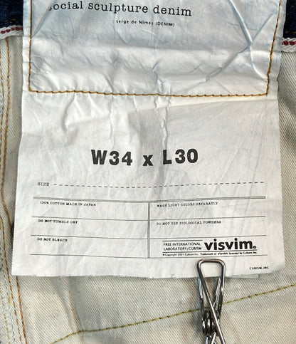 VISVIM デニムパンツ メンズ SIZE W34×L30 ビズビム