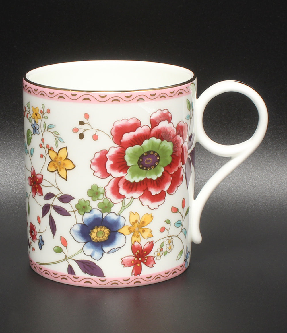 美品 WEDGWOOD マグカップ ピンククリサンセマム ウエッジウッド