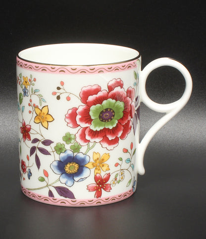 美品 WEDGWOOD マグカップ ピンククリサンセマム ウエッジウッド