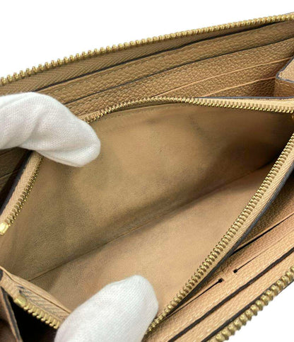 LOUIS VUITTON ラウンドファスナー長財布 モノグラムアンプラント ポルトフォイユ クレマンス M60713 レディース ルイ・ヴィトン