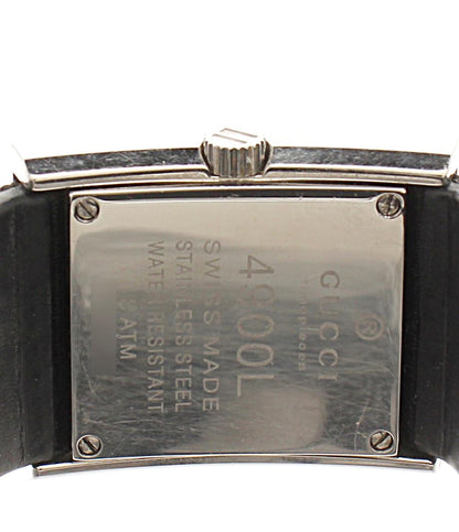 GUCCI 腕時計 クオーツ ホワイト 4900L レディース グッチ