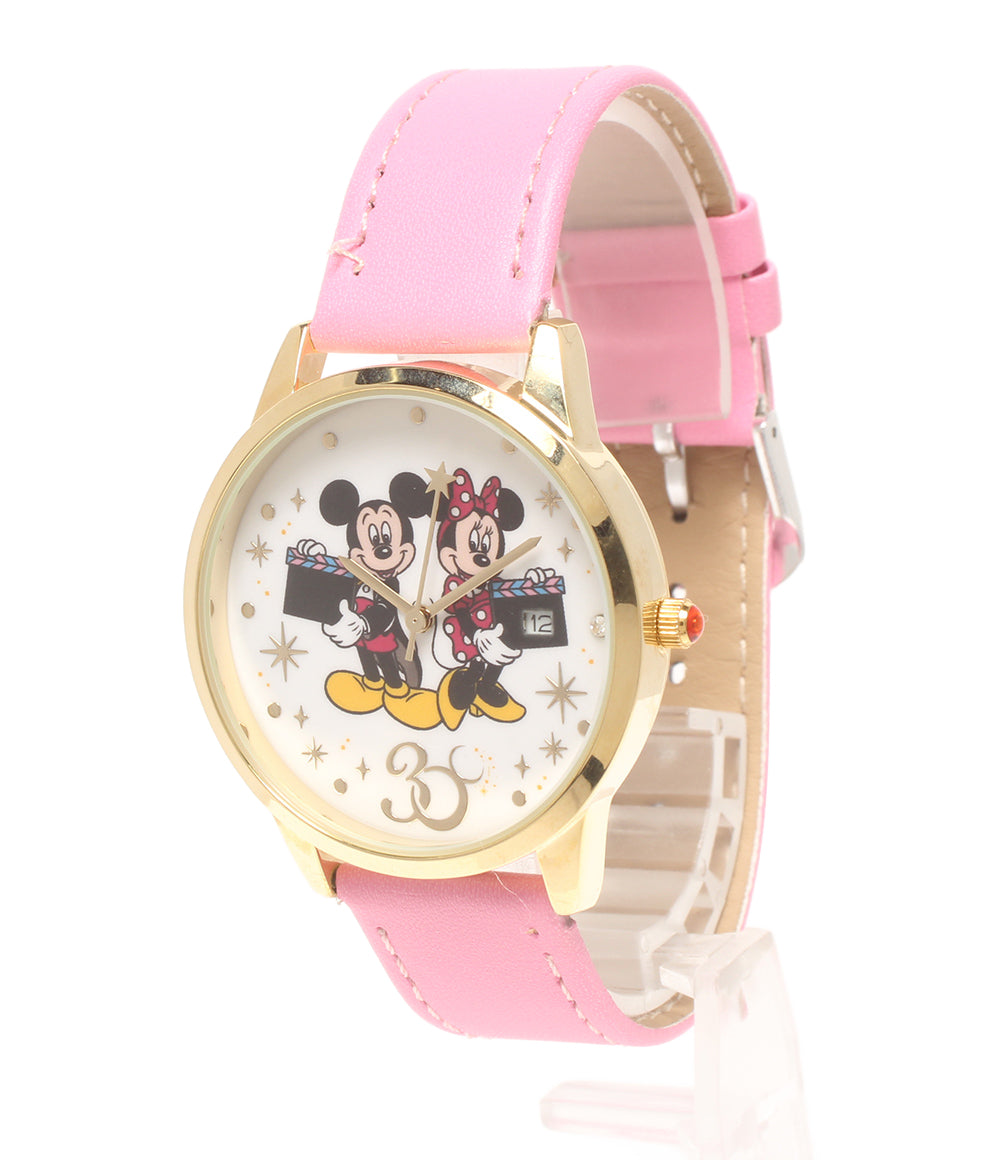 美品 Disney 腕時計 ディズニーストアジャパン30周年 クオーツ レディース ディズニー