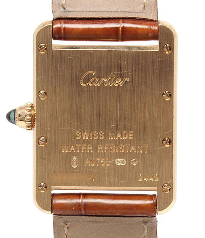 Cartier 腕時計 K18 タンク ルイ カルティエ SM クオーツ W1529856 レディース カルティエ