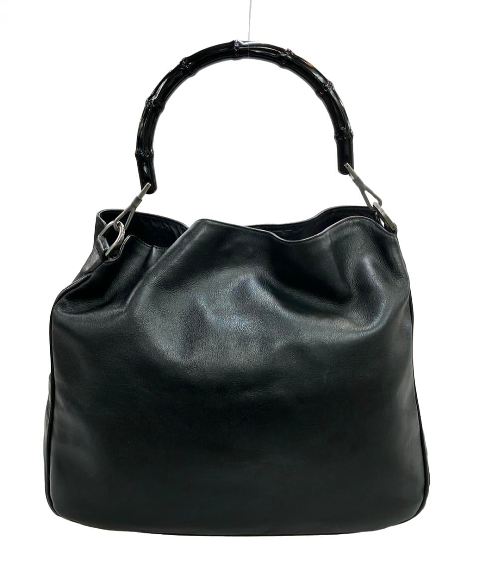 GUCCI ハンドバッグ ショルダーバッグ 2WAY 肩掛け バンブー レザー