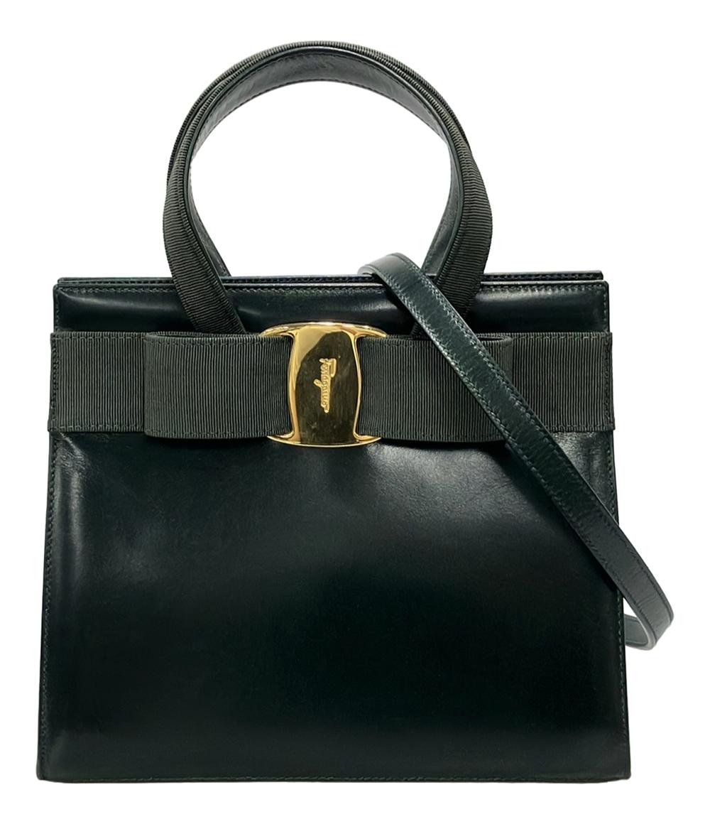 サルヴァトーレフェラガモ 2WAY ハンドバッグ ショルダーバッグ 斜め掛け ヴァラ レディース Salvatore Ferragamo