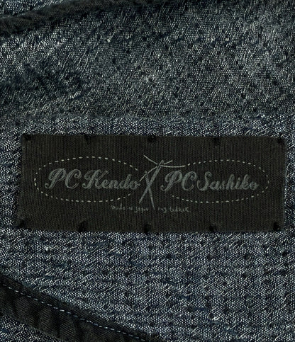 PORTER CLASSIC 長袖 SASHIKO スーパーライト スウェットシャツ メンズ SIZE 1 ポータークラシック