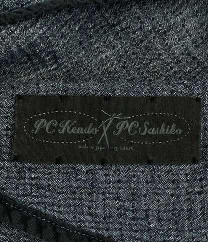 PORTER CLASSIC 長袖 SASHIKO スーパーライト スウェットシャツ メンズ SIZE 1 ポータークラシック