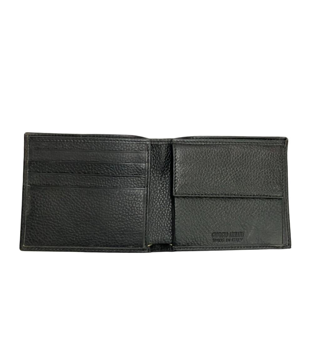 Emporio Armani 二つ折り財布 牛革 メンズ エンポリオ・アルマーニ