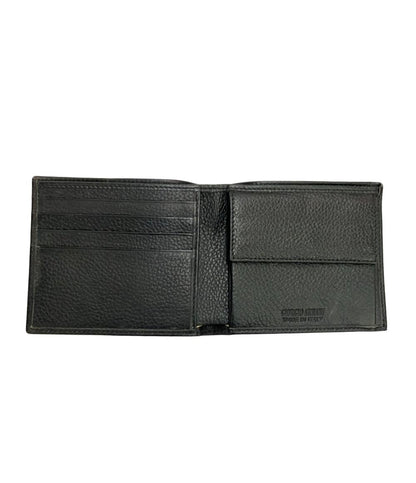 Emporio Armani 二つ折り財布 牛革 メンズ エンポリオ・アルマーニ