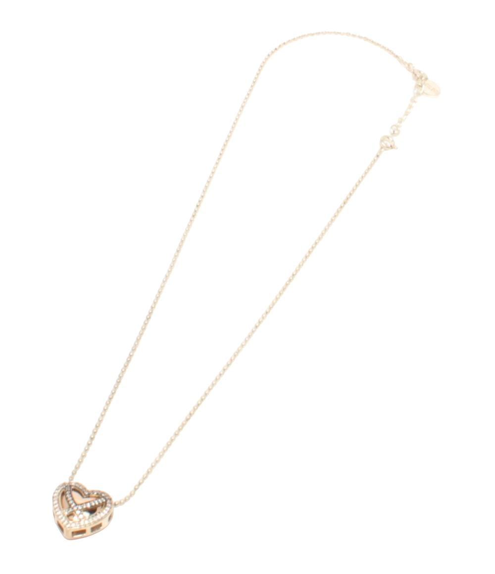 Folli Follie ネックレス SV925 ハートモチーフ リバーシブル レディース フォリフォリ