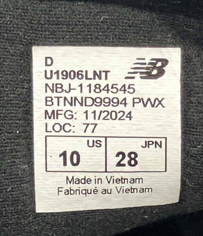 美品 NEW BALANCE ローファー スニーカー スエード U1906LNT メンズ SIZE 28.0 ニューバランス