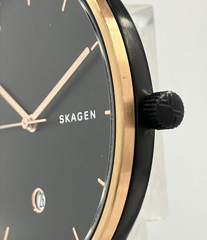 SKAGEN 腕時計 クオーツ ブラック SKW6296 メンズ スカーゲン