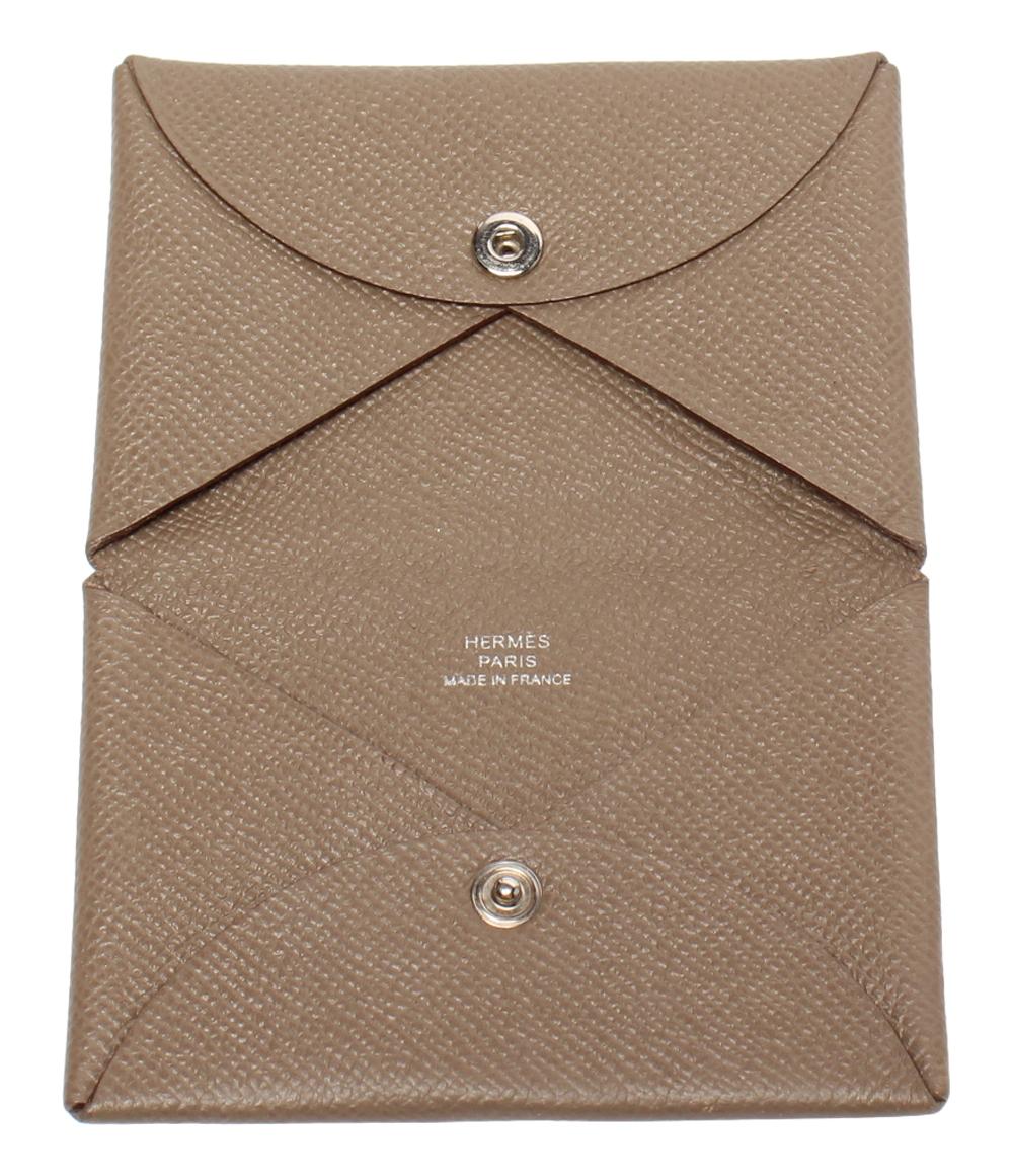 エルメス カードケース A刻印 シルバー金具 カルヴィ レディース HERMES