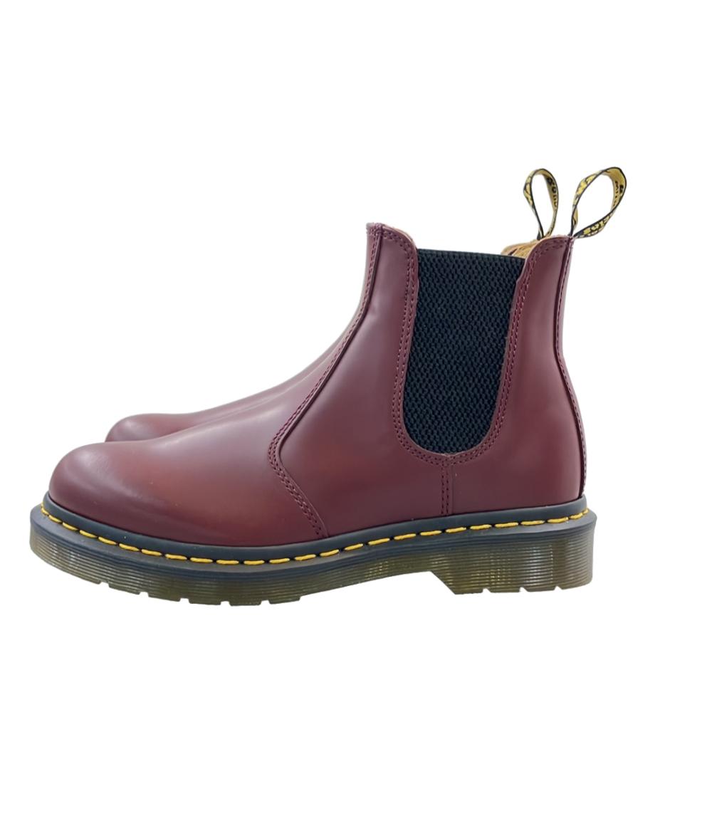 Dr.Marten チェルシーブーツ サイドゴア チェリーレッド UK6 美品 Dr.Martens チェルシーブーツ サイドゴア レディース SIZE UK 5