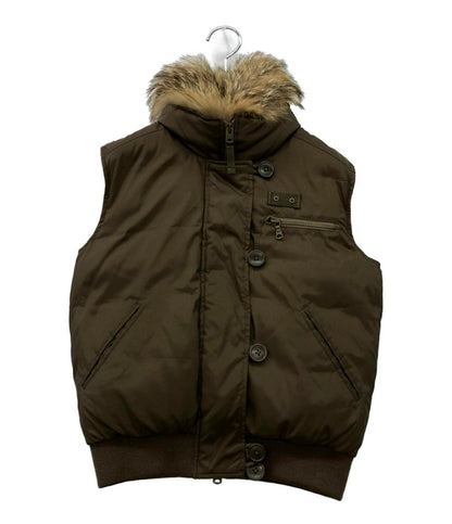 RALPH LAUREN ダウンベスト ファー付き ダブルジップ VRRLLW2360 レディース SIZE 7 (S) ラルフローレン