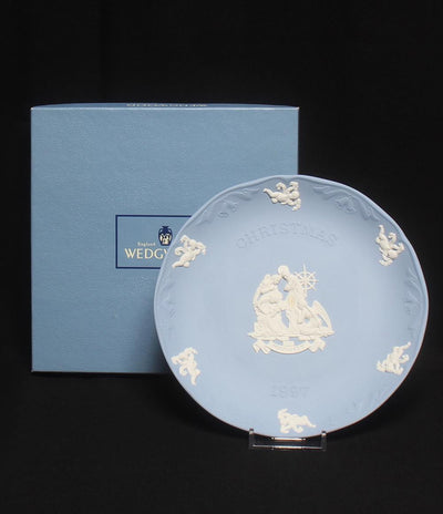 ウェッジウッド クリスマスプレート 飾り皿 18cm 1997 ジャスパー WEDGWOOD