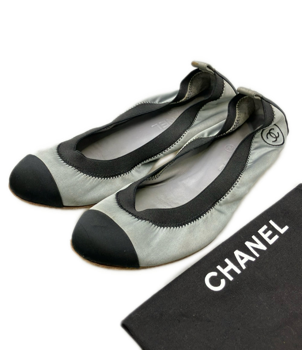 CHANEL フラットパンプス バレーシューズ G25139 レディース SIZE 37.5 (25cm) シャネル