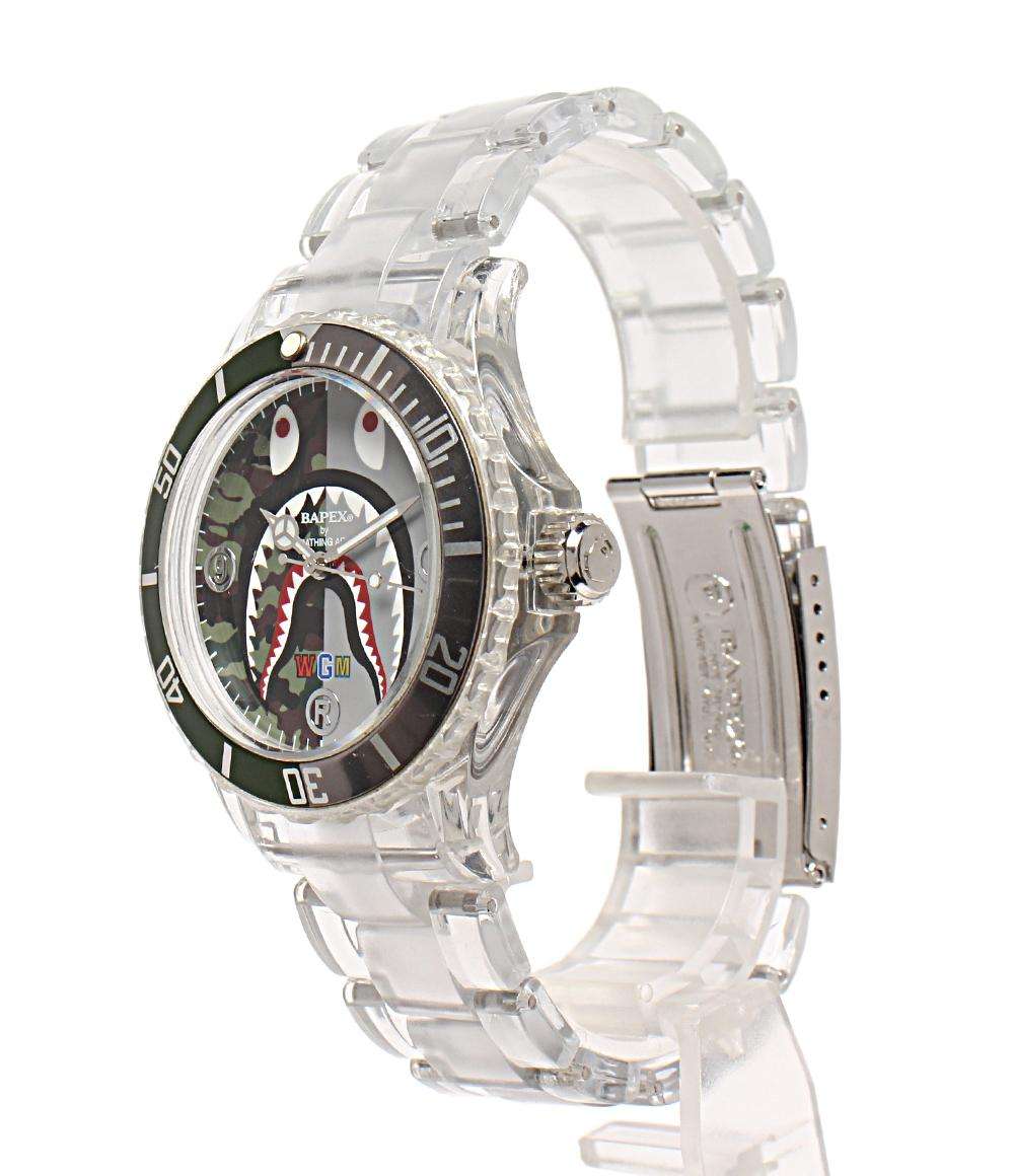 A BATHING APE 腕時計 BAPEX クオーツ メンズ アベイシングエイプ
