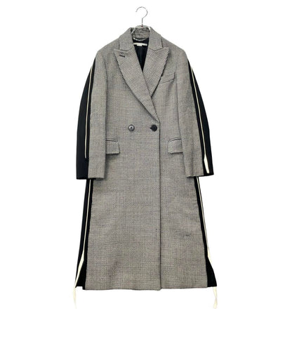 Stella McCartney チェスターコート 千鳥格子 2B ロング レディース SIZE 34 (XXS) ステラマッカートニー