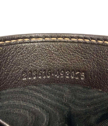 GUCCI 二つ折り財布 カードケース マネークリップ付き GGキャンバス 203616 493075 メンズ グッチ