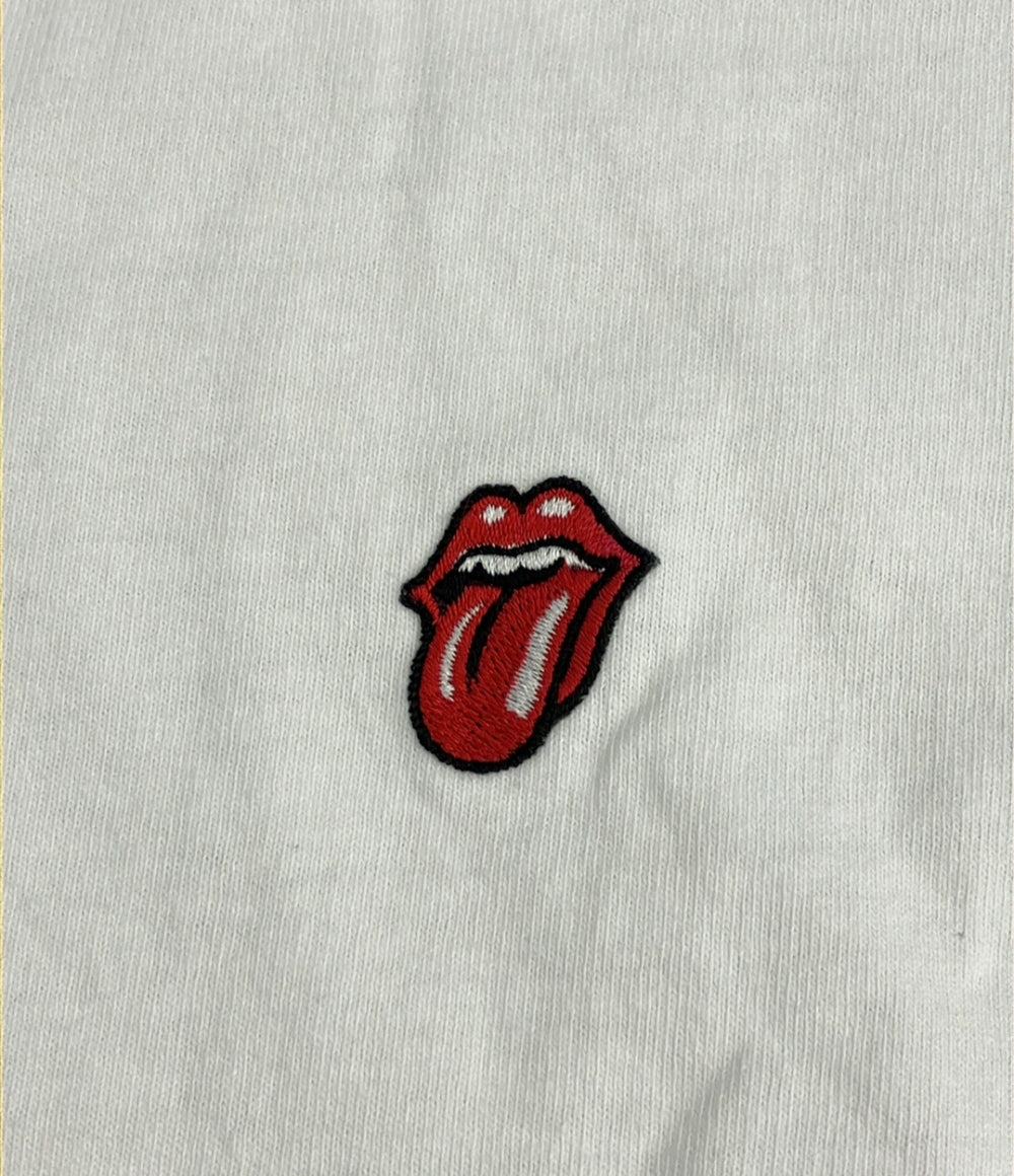 ヘルスニット 半袖Tシャツ VネックTシャツ × Rolling Stones メンズ SIZE L Healthknit