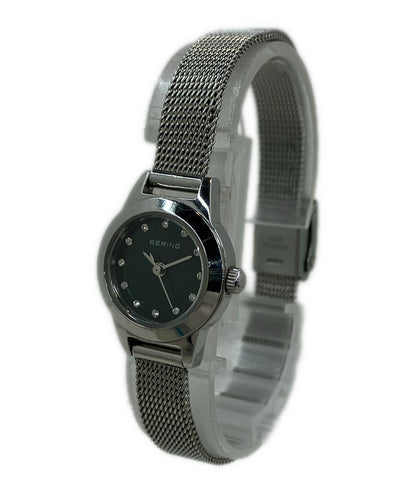 BERING 腕時計 Changes Leather&Mesh クオーツ ブラック 11119-509 レディース ベーリング