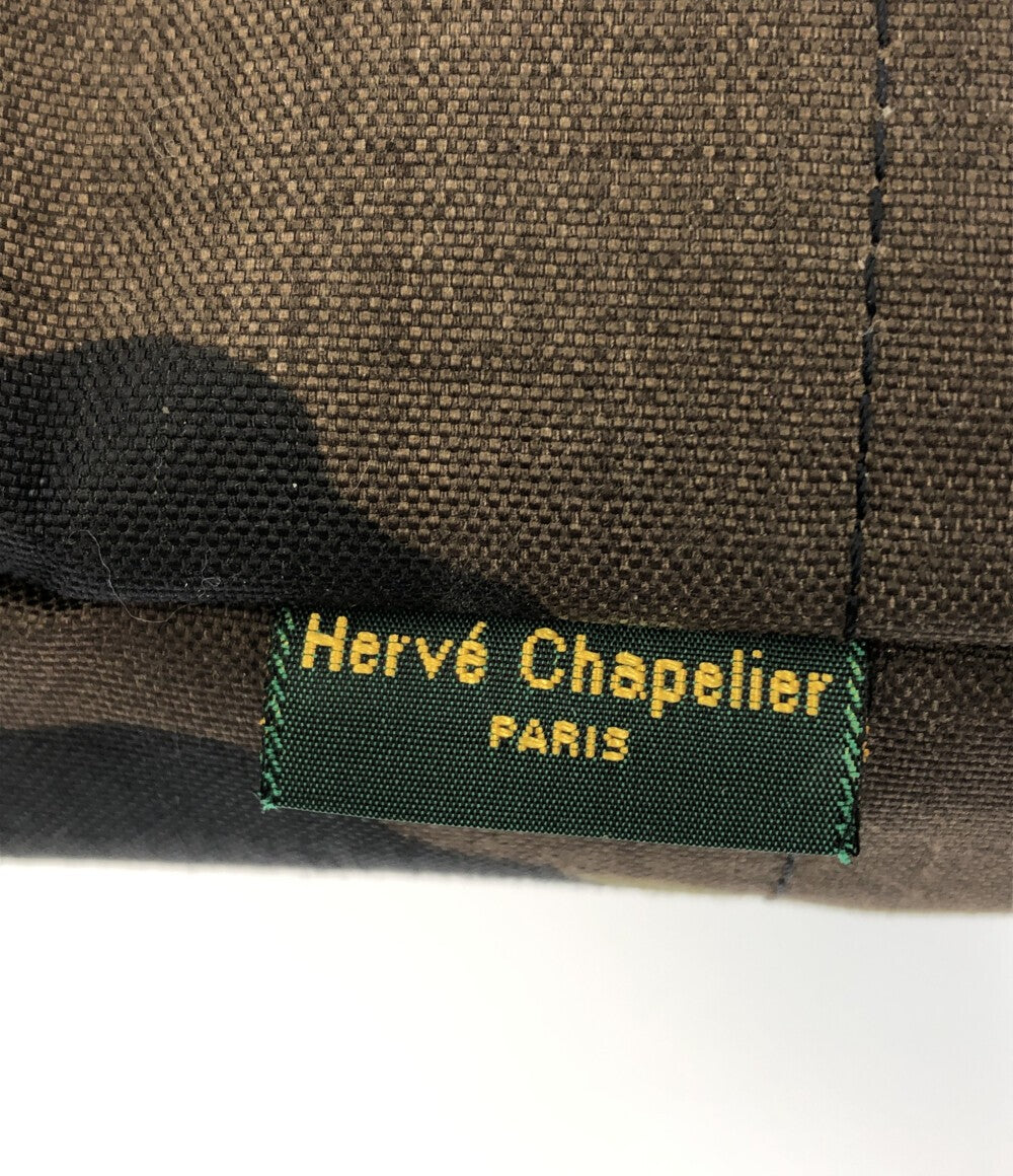 エルベシャプリエ ポーチ 迷彩柄 メンズ Herve Chapelier