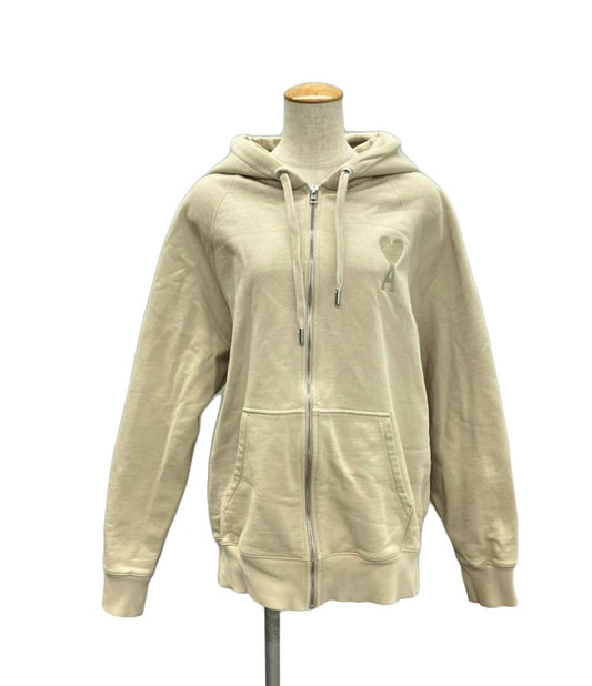 ami alexandre mattiussi ワンポイントフルジップスウェットパーカー E22USW402.747 レディース SIZE XL アミ アレクサンドレマチウシ