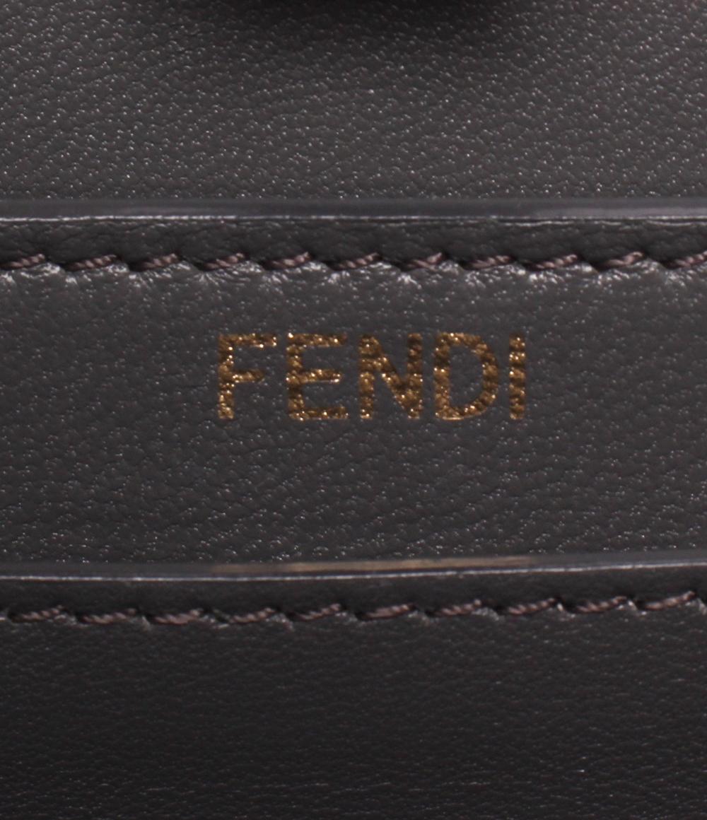 美品 FENDI 2wayハンドバッグ ショルダーバッグ 斜め掛け アイシーユー プチ レディース フェンディ