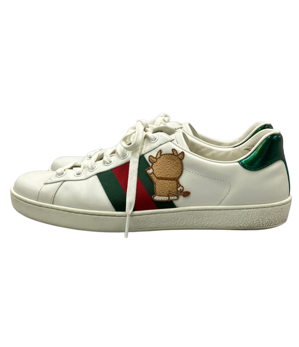 GUCCI ローカットスニーカー コラボ ドラえもん エース 655060 メンズ SIZE 8 1/2 グッチ