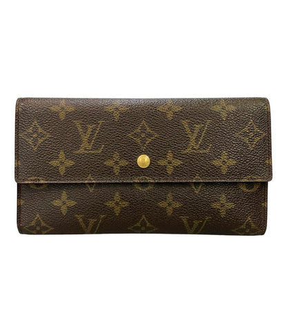 ルイ・ヴィトン 三つ折り長財布 ポルトトレゾール インターナショナル モノグラム M61215 レディース LOUIS VUITTON
