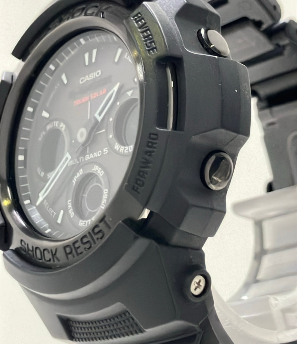 CASIO 腕時計 G-SHOCK ソーラー ブラック AWG-100BC メンズ カシオ