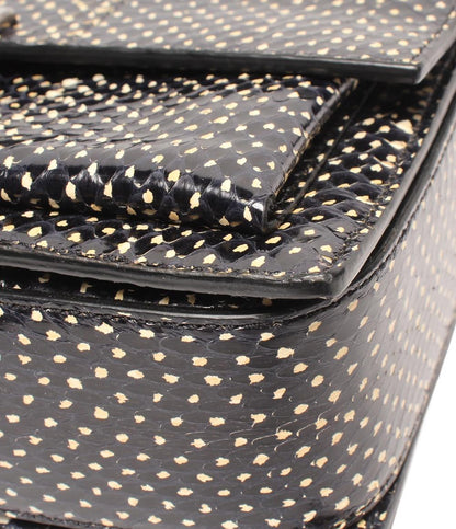 SAINT LAURENT 2way ハンドバッグ ショルダーバッグ 斜め掛け パイソン レディース サンローラン