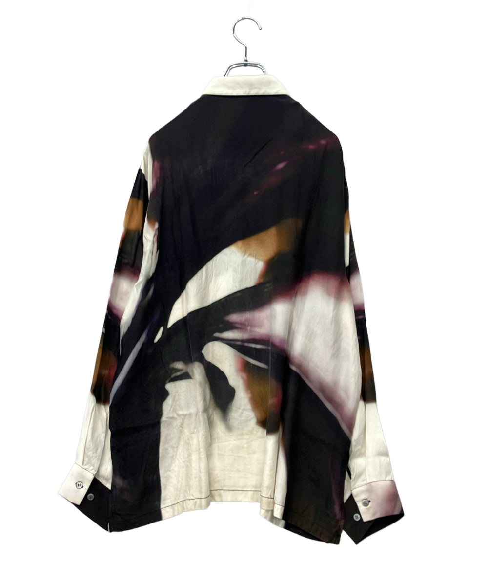 訳あり TAAKK 長袖シャツ 21AW FLORAL SILK LONG SLEEVE SHIRT メンズ SIZE 2 (M) ターク
