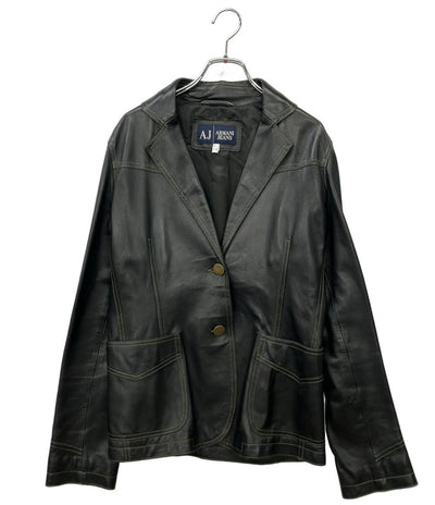 ARMANI JEANS レザージャケット レディース SIZE 42 (M) アルマーニジーンズ