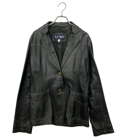 ARMANI JEANS レザージャケット レディース SIZE 42 (M) アルマーニジーンズ