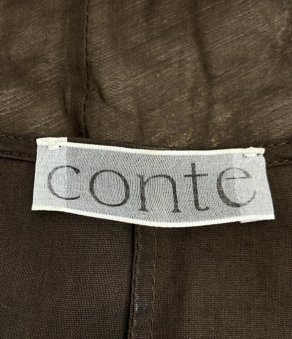 コンテ シアー ベルテッド ジレ レディース CONTE