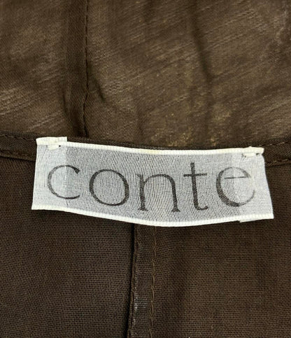 コンテ シアー ベルテッド ジレ レディース CONTE