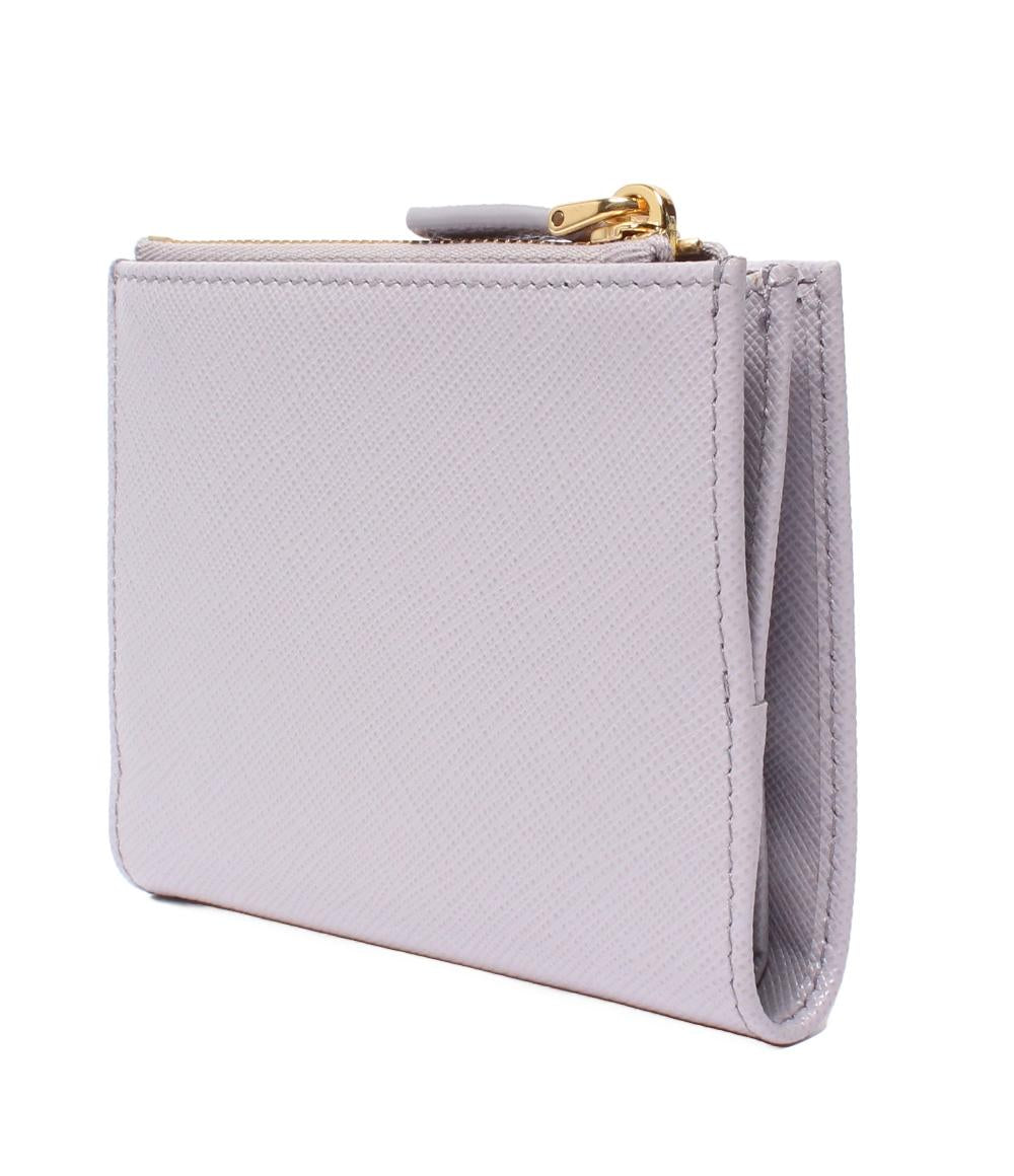 美品 PRADA 二つ折り財布 トライアングル サフィアーノ 1ML050 レディース プラダ